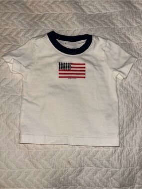 Janie and Jack Flag Tee Shirt